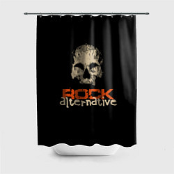 Шторка для душа ROCK ALTERNATIVE, цвет: 3D-принт