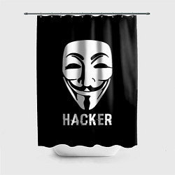 Шторка для душа HACKER Маска V, цвет: 3D-принт