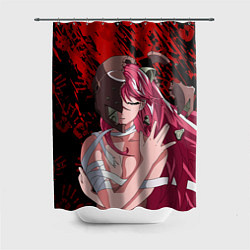 Шторка для душа Elfen Lied 3D, цвет: 3D-принт