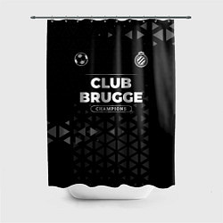 Шторка для душа Club Brugge Форма Champions, цвет: 3D-принт