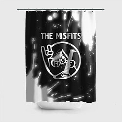 Шторка для душа The Misfits КОТ Краска, цвет: 3D-принт