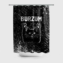 Шторка для душа Burzum Rock Cat, цвет: 3D-принт