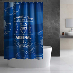 Шторка для душа Arsenal FC 1, цвет: 3D-принт — фото 2