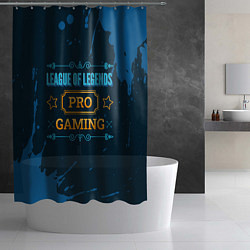 Шторка для душа Игра League of Legends: PRO Gaming, цвет: 3D-принт — фото 2