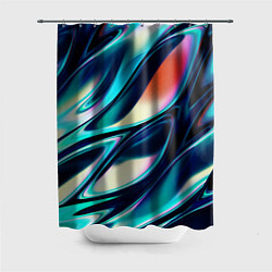 Шторка для душа Abstract Wave, цвет: 3D-принт