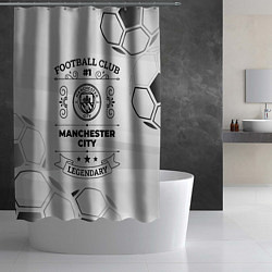 Шторка для душа Manchester City Football Club Number 1 Legendary, цвет: 3D-принт — фото 2