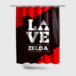 Шторка для душа Zelda Love Классика, цвет: 3D-принт