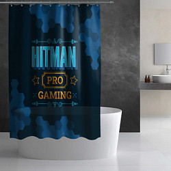 Шторка для душа Игра Hitman: PRO Gaming, цвет: 3D-принт — фото 2