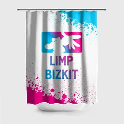 Шторка для душа Limp Bizkit Neon Gradient, цвет: 3D-принт