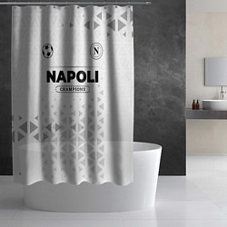 Шторка для душа Napoli Champions Униформа, цвет: 3D-принт — фото 2