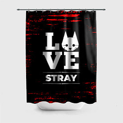 Шторка для душа Stray Love Классика, цвет: 3D-принт