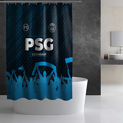 Шторка для душа PSG legendary форма фанатов, цвет: 3D-принт — фото 2