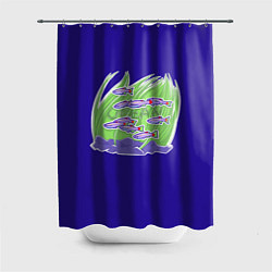 Шторка для душа Подводныи мир, цвет: 3D-принт