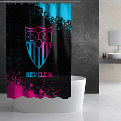Шторка для душа Sevilla - neon gradient, цвет: 3D-принт — фото 2