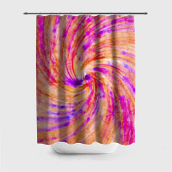 Шторка для душа Color swirls, цвет: 3D-принт