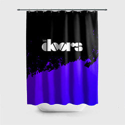 Шторка для душа The Doors purple grunge, цвет: 3D-принт