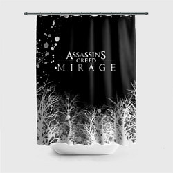 Шторка для душа Ассасинс крид Мираж лес, цвет: 3D-принт