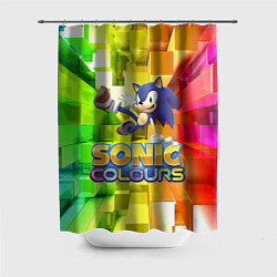Шторка для душа Sonic Colours - Hedgehog - Video game, цвет: 3D-принт
