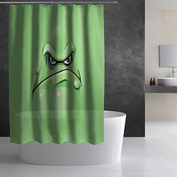 Шторка для душа Plants vs Zombies Кабачок, цвет: 3D-принт — фото 2