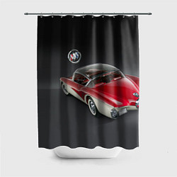 Шторка для душа Buick Centurion - USA - Retro, цвет: 3D-принт