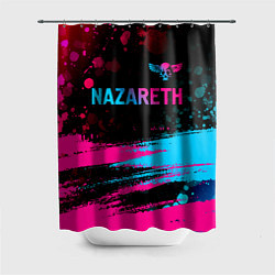 Шторка для ванной Nazareth - neon gradient: символ сверху