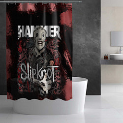 Шторка для душа Slipknot Hammer, цвет: 3D-принт — фото 2