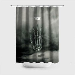 Шторка для душа Running With Giants - Thousand Foot Krutch, цвет: 3D-принт