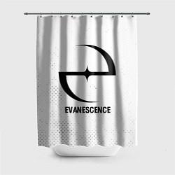 Шторка для душа Evanescence glitch на светлом фоне, цвет: 3D-принт