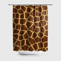 Шторка для душа Текстура жирафа, цвет: 3D-принт