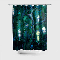 Шторка для душа Kodama tree, цвет: 3D-принт