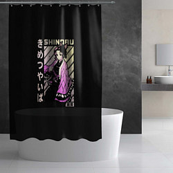 Шторка для душа Шинобу Кочо - Клинок, рассекающий демонов, цвет: 3D-принт — фото 2