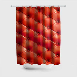 Шторка для душа Quilted furniture leather, цвет: 3D-принт