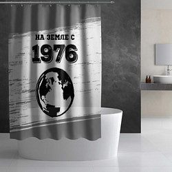 Шторка для душа На Земле с 1976: краска на светлом, цвет: 3D-принт — фото 2