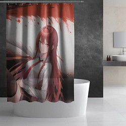 Шторка для душа Макима: Человек бензопила - Аниме, цвет: 3D-принт — фото 2