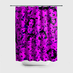 Шторка для ванной Ahegao: Фиолетовый