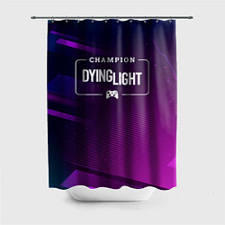 Шторка для ванной Dying Light gaming champion: рамка с лого и джойст