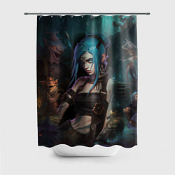 Шторка для душа Jinx fantasy, цвет: 3D-принт