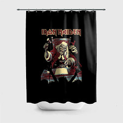 Шторка для душа Iron Maiden - судья, цвет: 3D-принт