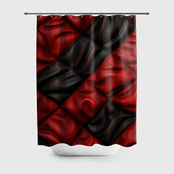 Шторка для душа Red black luxury, цвет: 3D-принт
