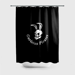 Шторка для душа Guristas pirates black, цвет: 3D-принт