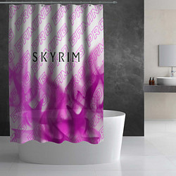 Шторка для душа Skyrim pro gaming: символ сверху, цвет: 3D-принт — фото 2