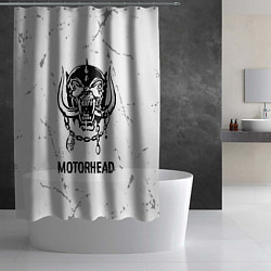 Шторка для душа Motorhead glitch на светлом фоне, цвет: 3D-принт — фото 2