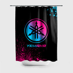 Шторка для душа Yamaha - neon gradient, цвет: 3D-принт