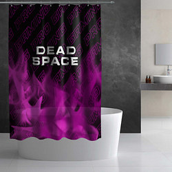 Шторка для душа Dead Space pro gaming: символ сверху, цвет: 3D-принт — фото 2
