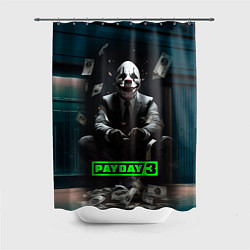 Шторка для душа Payday 3 game, цвет: 3D-принт