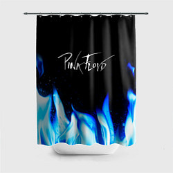 Шторка для душа Pink Floyd blue fire, цвет: 3D-принт