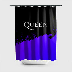 Шторка для душа Queen purple grunge, цвет: 3D-принт