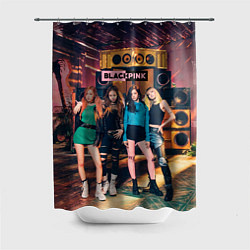 Шторка для душа Blackpink girls poster, цвет: 3D-принт