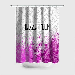 Шторка для душа Led Zeppelin rock legends: символ сверху, цвет: 3D-принт