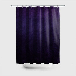 Шторка для душа Фиолетово-черный градиент, цвет: 3D-принт